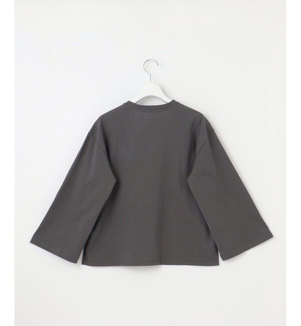 23区「【SLOW/一部店舗限定】MVSコットン フレア袖 ロゴTシャツ」|Tシャツ・カットソー|