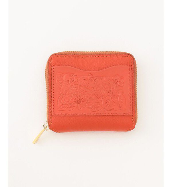 Carving Tribes「Emboss Wallet 」|財布|オレンジ