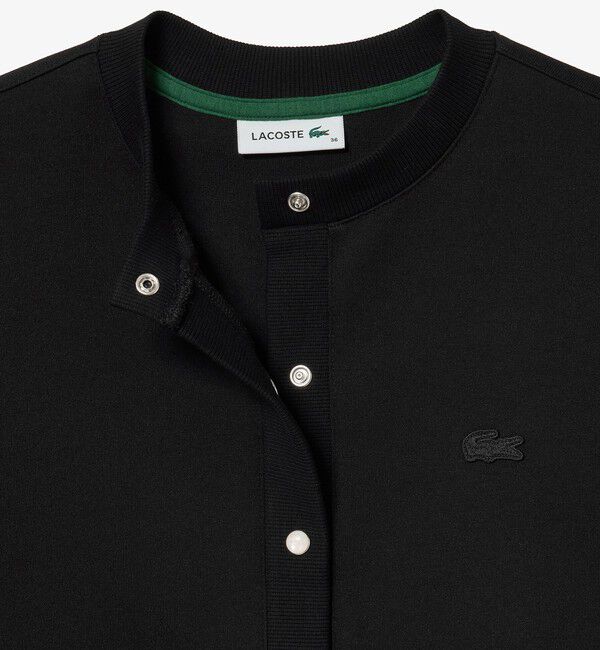 LACOSTE「ショート丈ダブルフェイスカーディガン」|カーディガン|