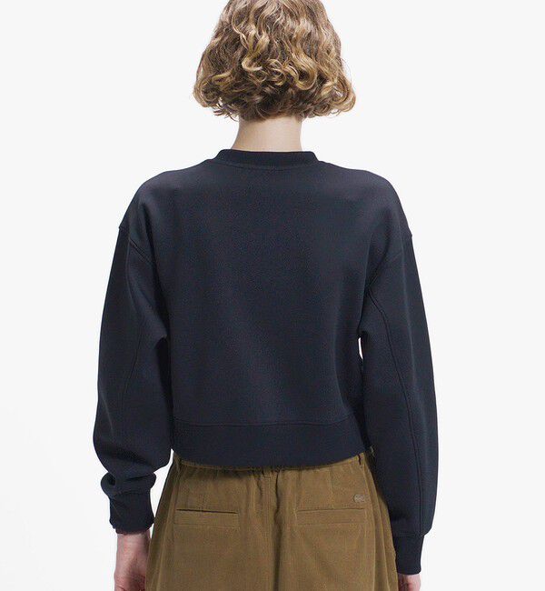 LACOSTE「ショート丈ダブルフェイスカーディガン」|カーディガン|