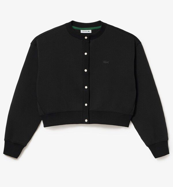 LACOSTE「ショート丈ダブルフェイスカーディガン」|カーディガン|