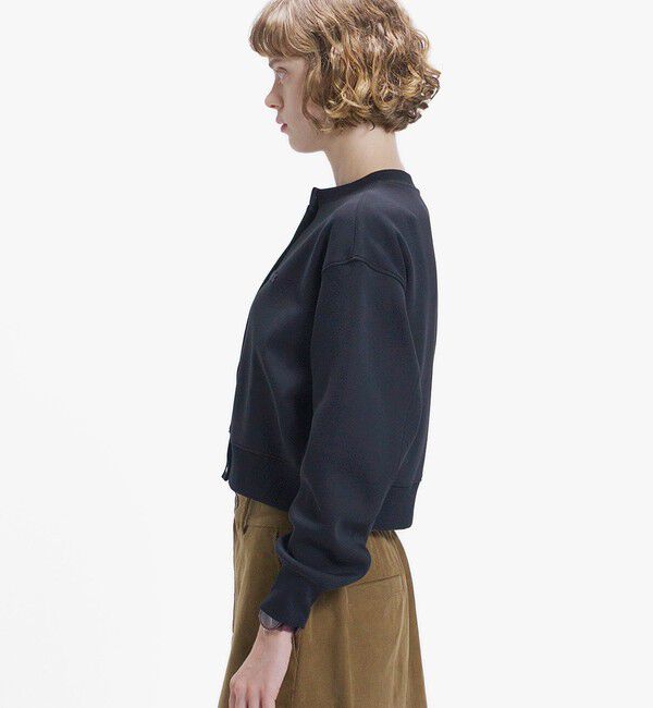 LACOSTE「ショート丈ダブルフェイスカーディガン」|カーディガン|