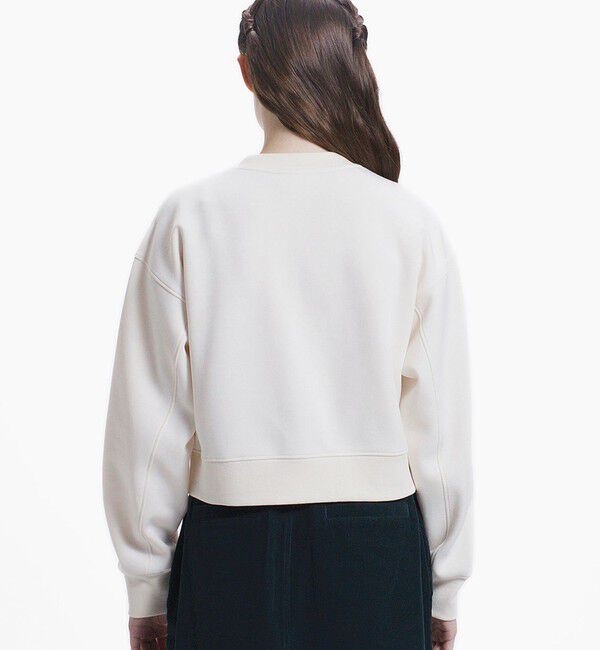 LACOSTE「ショート丈ダブルフェイスカーディガン」|カーディガン|