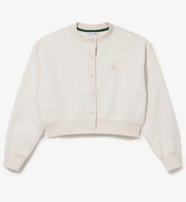 LACOSTE「ショート丈ダブルフェイスカーディガン」|カーディガン|