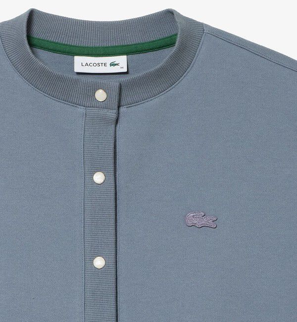 LACOSTE「ショート丈ダブルフェイスカーディガン」|カーディガン|