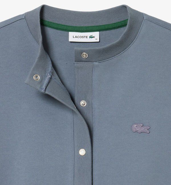 LACOSTE「ショート丈ダブルフェイスカーディガン」|カーディガン|