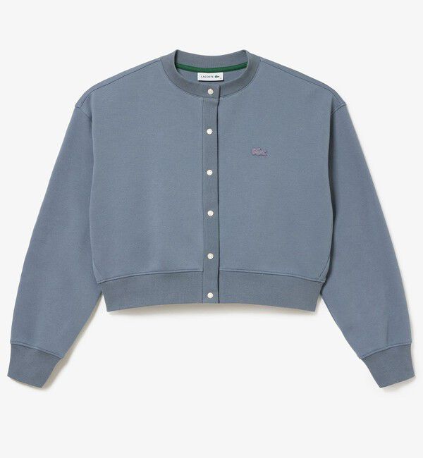 LACOSTE「ショート丈ダブルフェイスカーディガン」|カーディガン|