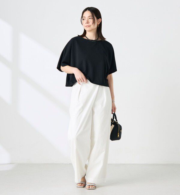NOLLEY'S「《アンサンブル対応》ウォッシャブルイージーケアカノコケーププルオーバー」|Tシャツ・カットソー|