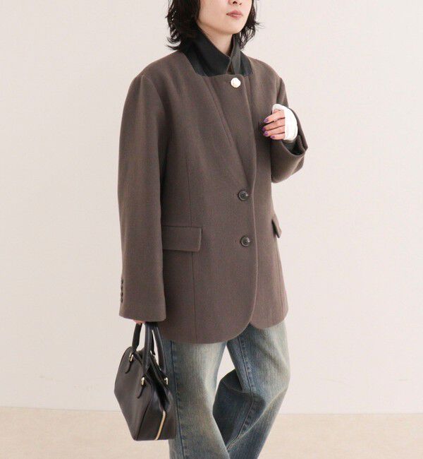 fredy emue「PONTETORTOウールジャケットコート」|ダッフルコート|
