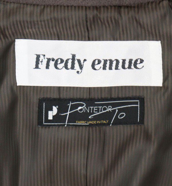 fredy emue「PONTETORTOウールジャケットコート」|ダッフルコート|