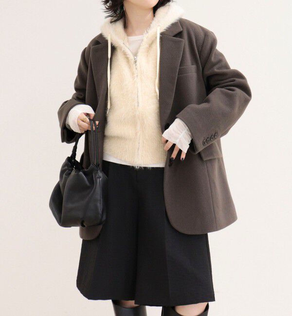 fredy emue「PONTETORTOウールジャケットコート」|ダッフルコート|