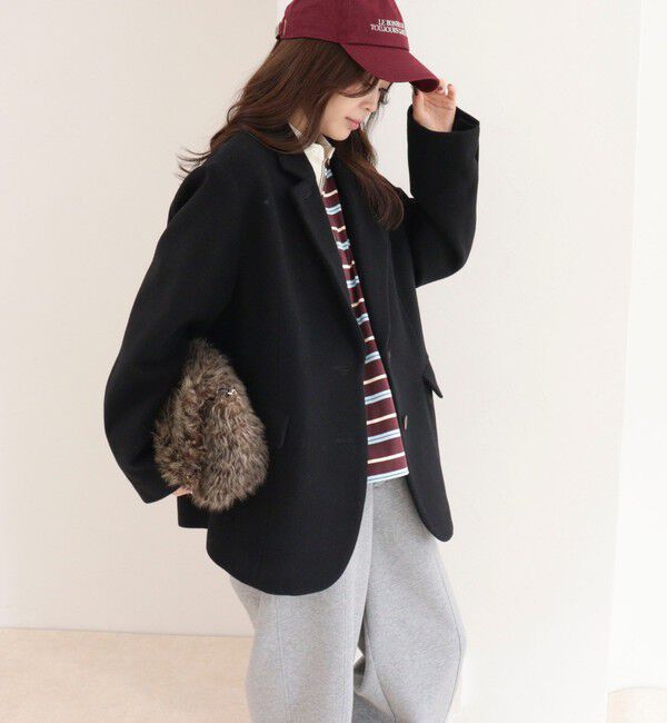 fredy emue「PONTETORTOウールジャケットコート」|ダッフルコート|