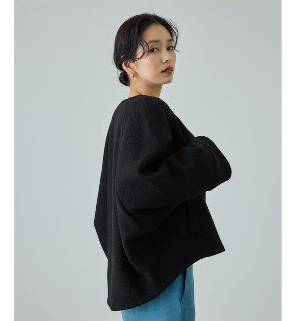 ROPE「圧縮ウールコクーンショート丈コート/Bellandi(ベランディ)」|ブルゾン・スタジャン|