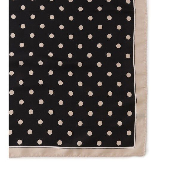 VIS「ドット柄スカーフ 70&times;70cm」|バンダナ・スカーフ|