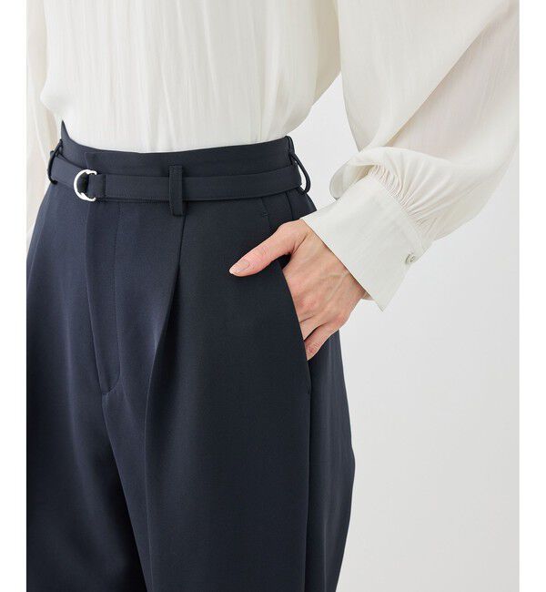 Rope&rsquo;Picnic「【WEB限定カラー】360&deg;ウルトラストレッチ ワイドパンツ/花粉ガード・入卒式・セットアップ対応」|チノ|