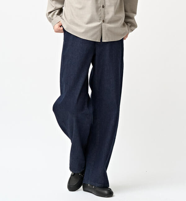ORCIVAL「ORCIVAL | デニム ワイドカーブパンツ INDIGO WOMEN」|デニム|INDIGO