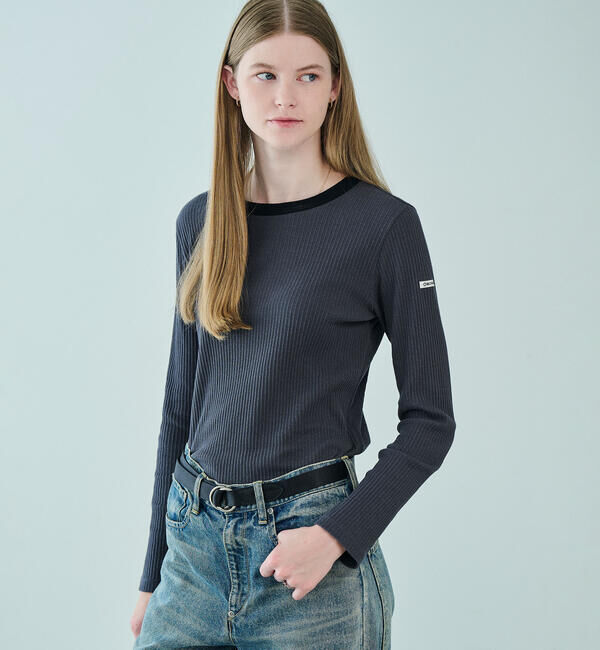 ORCIVAL「ORCIVAL | クルーネック ライトリブカットソー WOMEN」|Tシャツ・カットソー|CHARCOAL