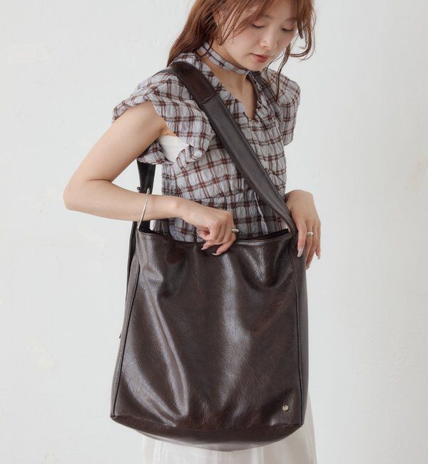  「チャーム付きベルトショルダーBAG」|トートバッグ|