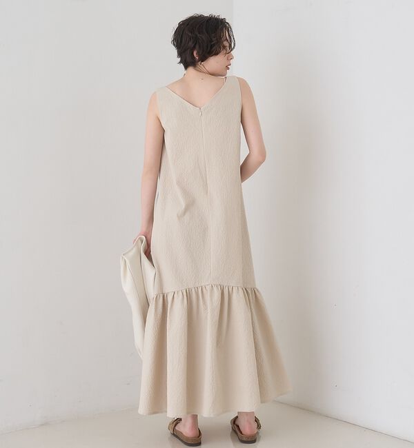 Rouge vif「【2026SS新作】【一部店舗限定】ニュアンスファブリックワンピース」|ワンピース|
