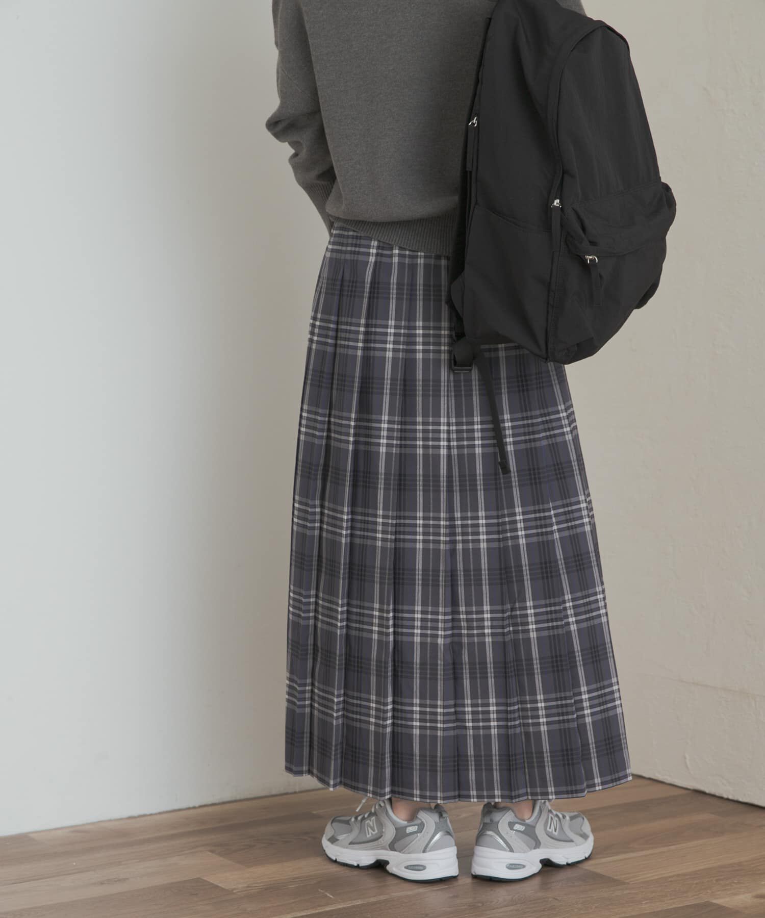 URBAN RESEARCH DOORS「『一部WEB限定カラー』チェックプリーツスカート」|スカート|