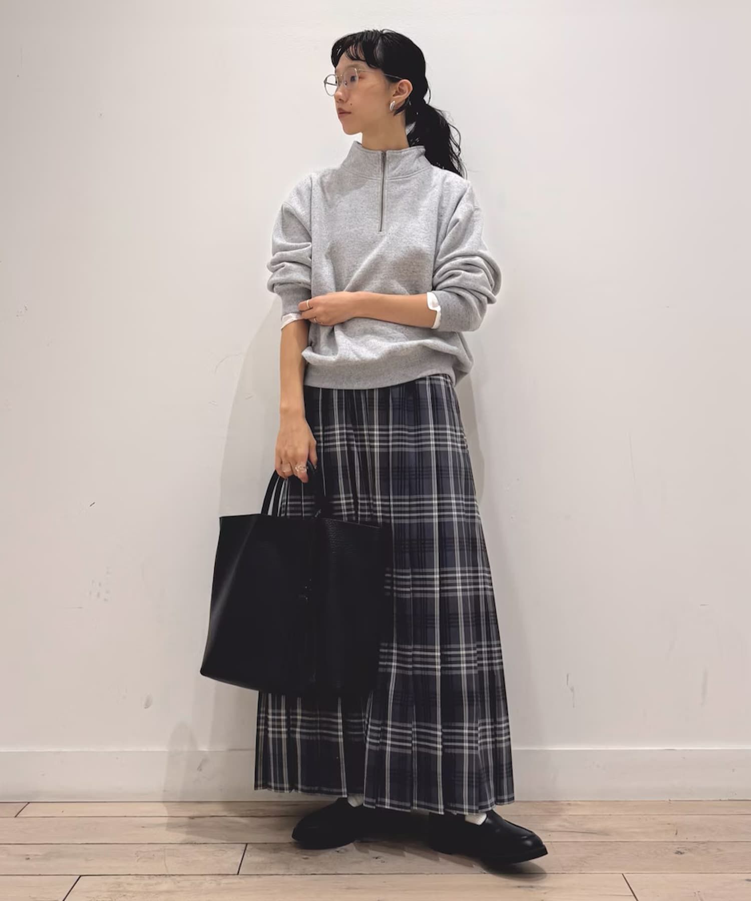 URBAN RESEARCH DOORS「『一部WEB限定カラー』チェックプリーツスカート」|スカート|