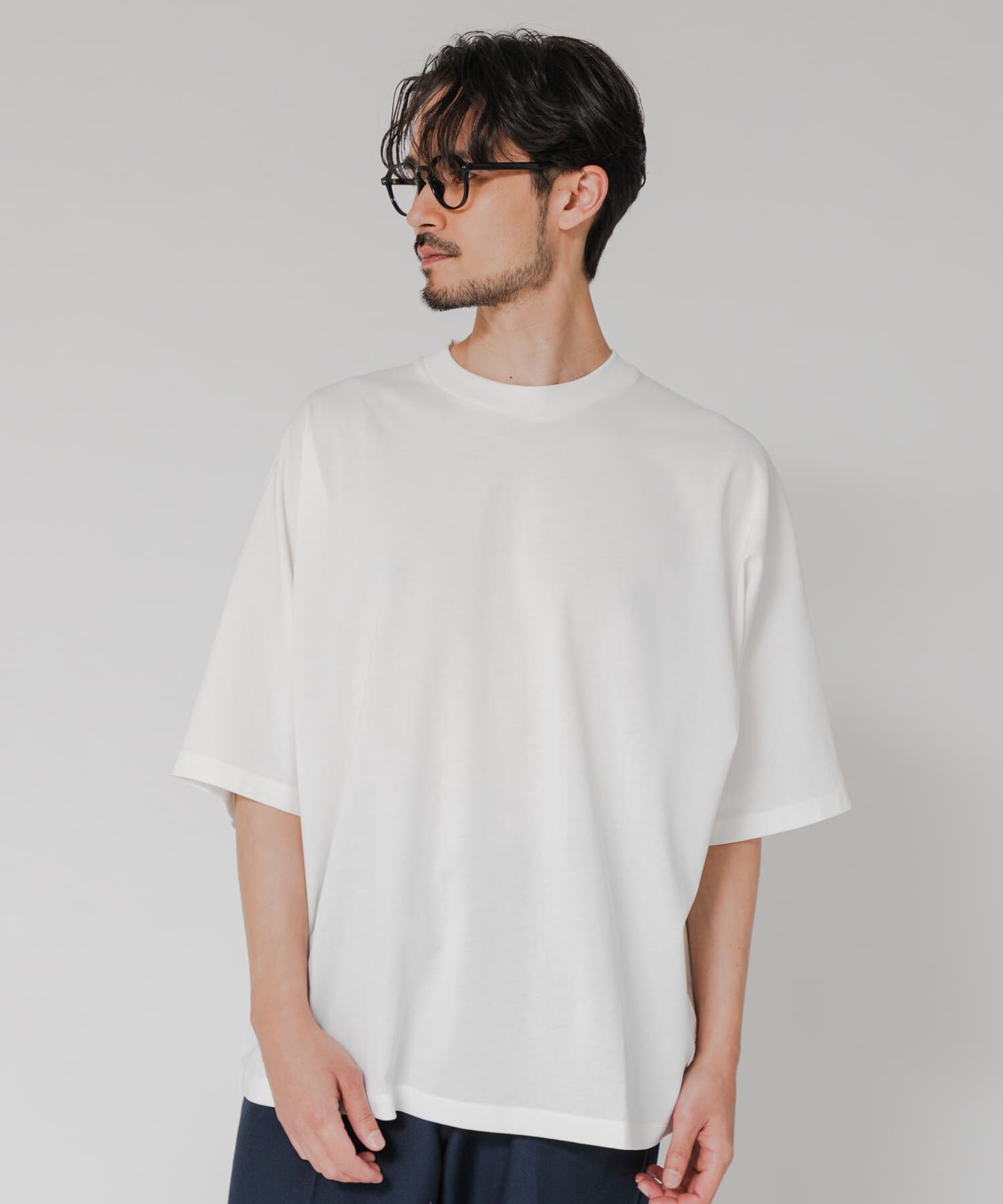 URBAN RESEARCH「『防シワ』EVER LUSTER DROP LINE T-SHIRTS」|Tシャツ・カットソー|ホワイト