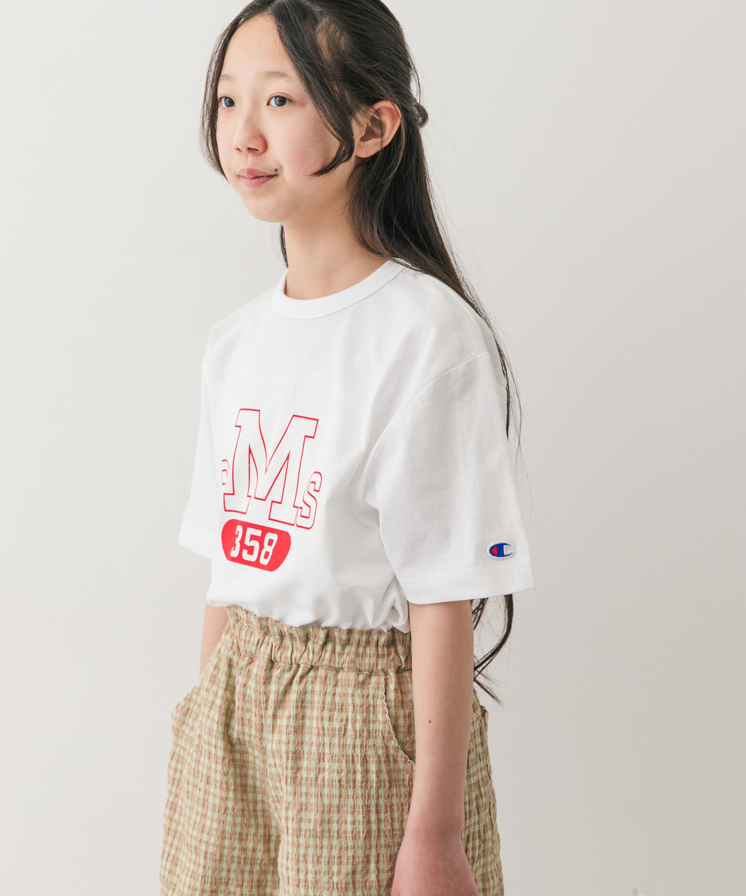 URBAN RESEARCH DOORS「『150サイズ』『別注』CHAMPION&times;DOORS　RMS Tシャツ(KIDS)」|その他|