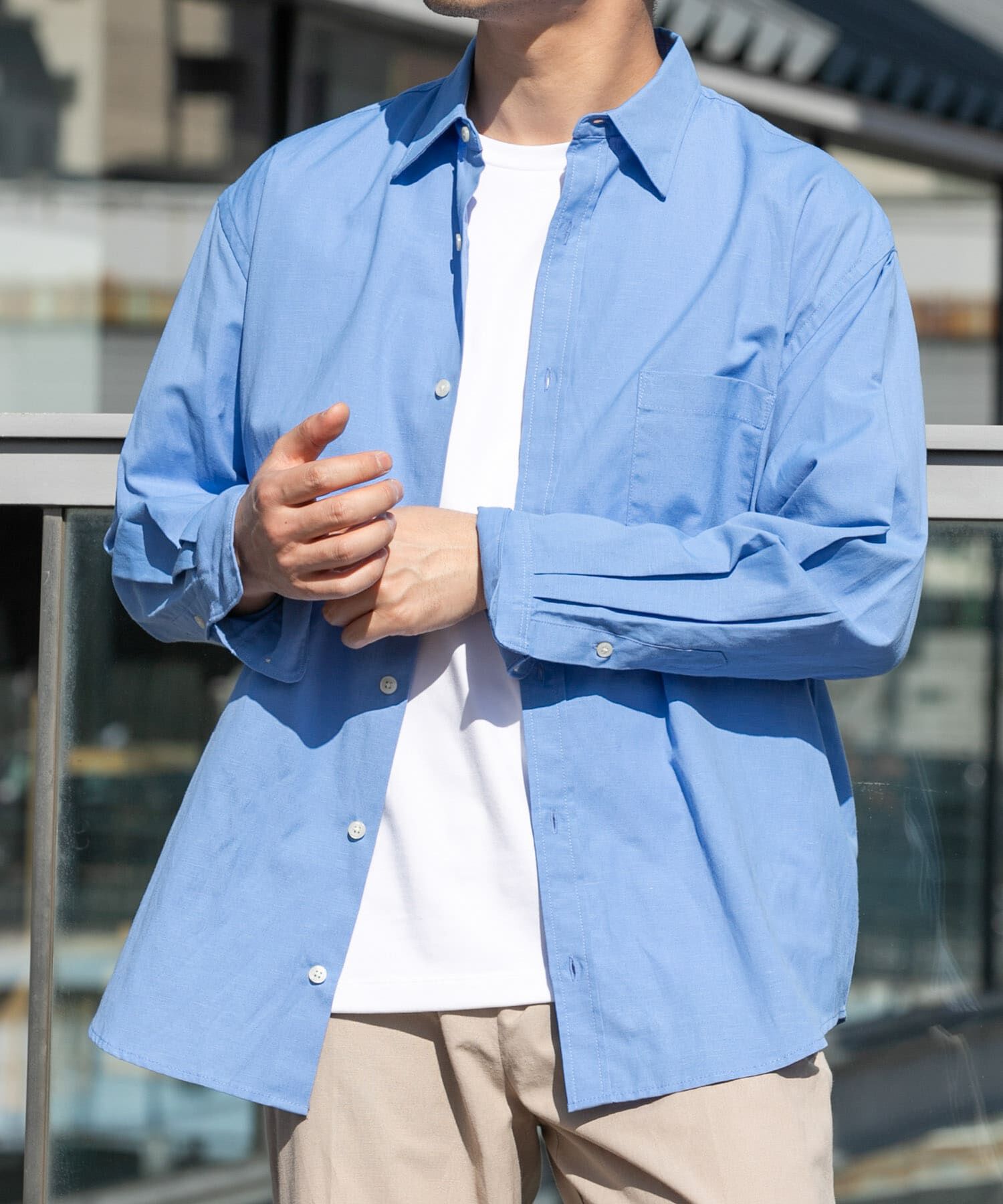 URBAN RESEARCH ROSSO「『WEB限定』『ｲｰｼﾞｰｹｱ』『XLｻｲｽﾞあり』ｱｰﾊﾞﾝﾘﾗｯｸｽ  」|シャツ・ブラウス|