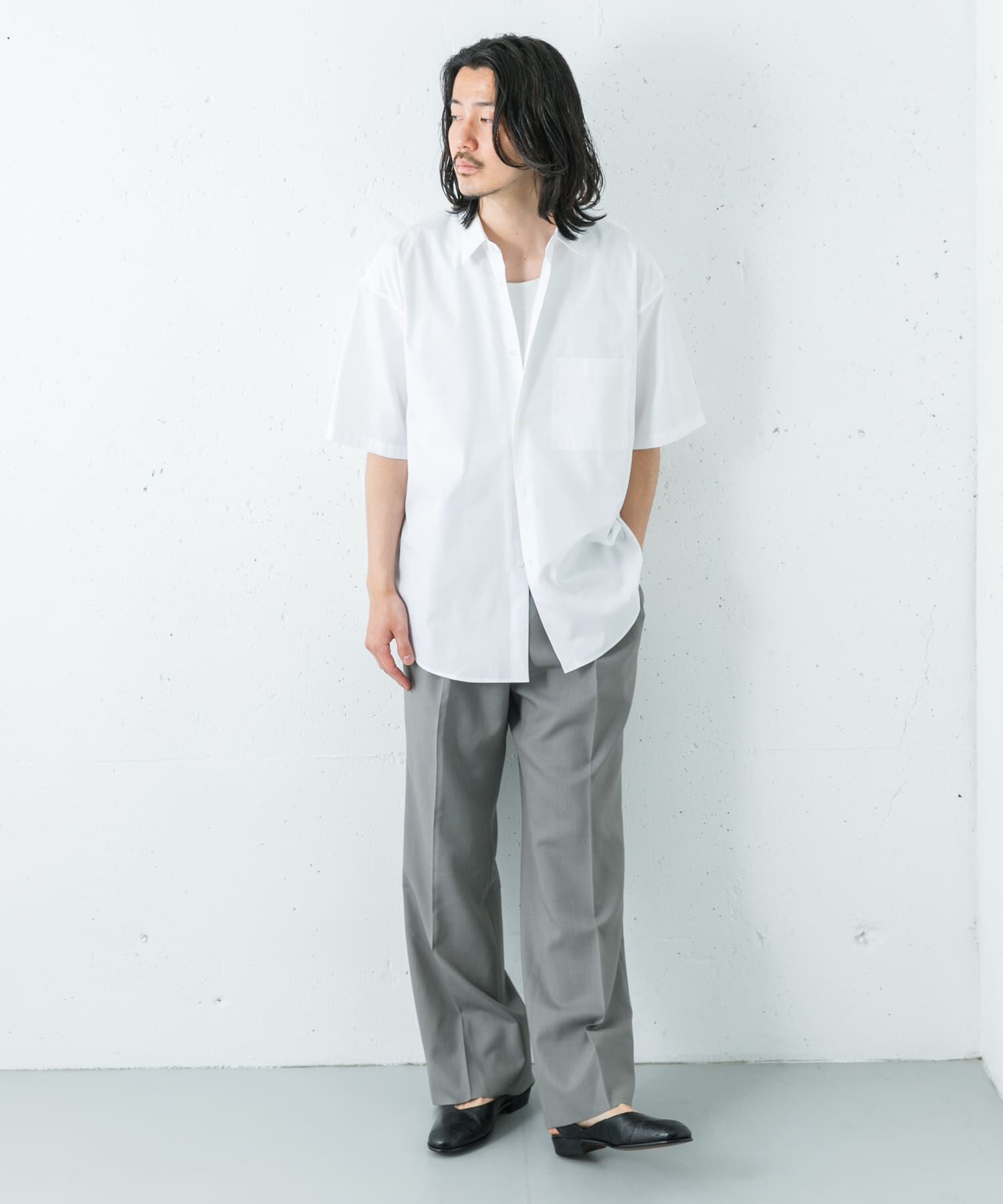 URBAN RESEARCH「THOMAS MASON SHORT-SLEEVE OVER SHIRTS」|シャツ・ブラウス|