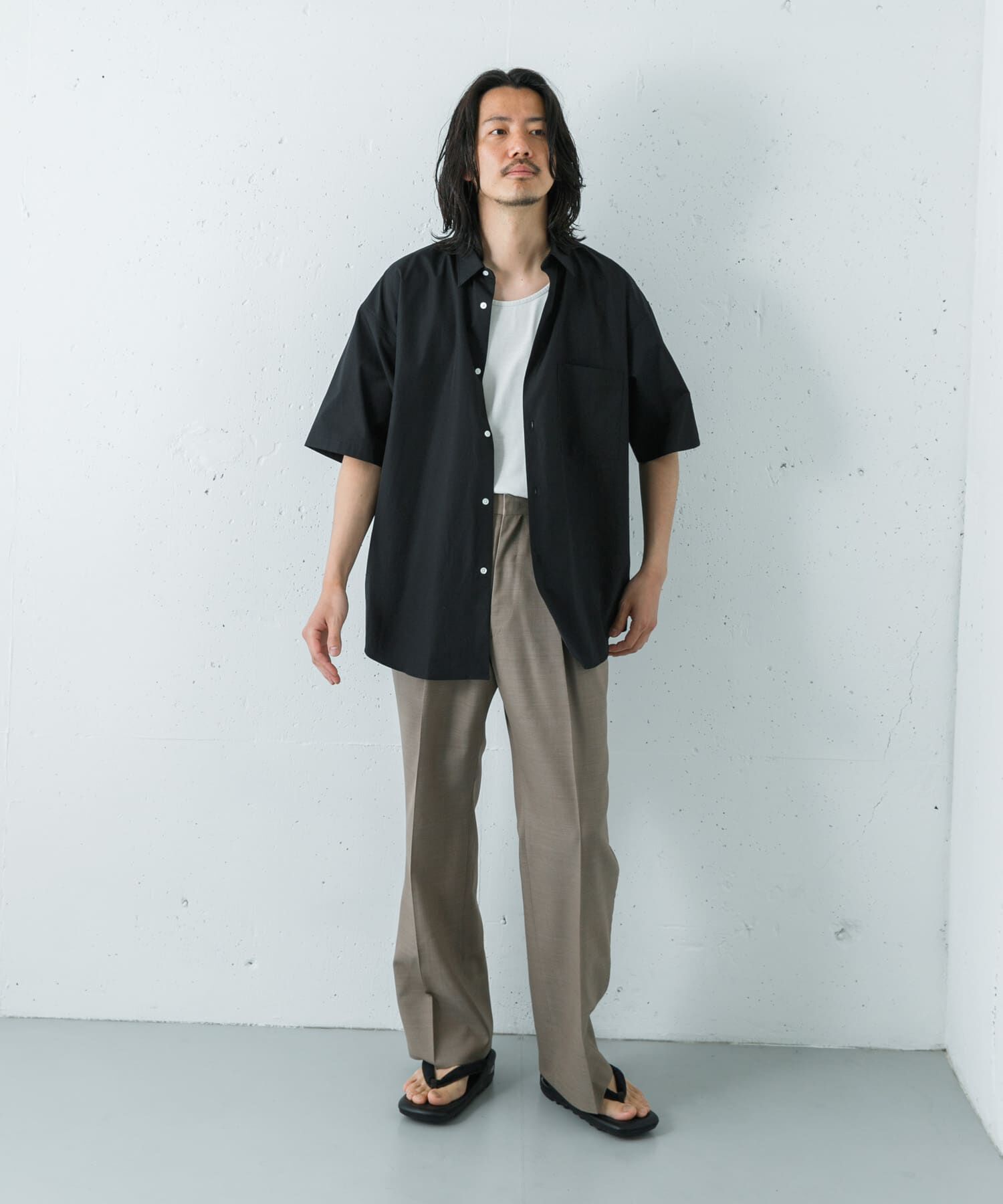 URBAN RESEARCH「THOMAS MASON SHORT-SLEEVE OVER SHIRTS」|シャツ・ブラウス|