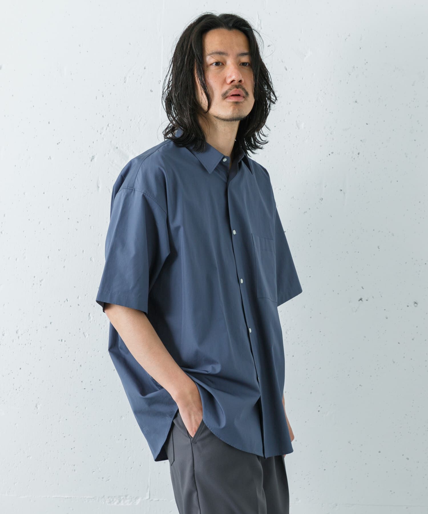 URBAN RESEARCH「THOMAS MASON SHORT-SLEEVE OVER SHIRTS」|シャツ・ブラウス|
