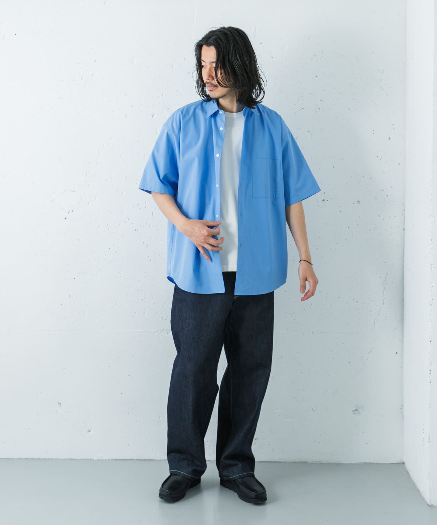URBAN RESEARCH「THOMAS MASON SHORT-SLEEVE OVER SHIRTS」|シャツ・ブラウス|