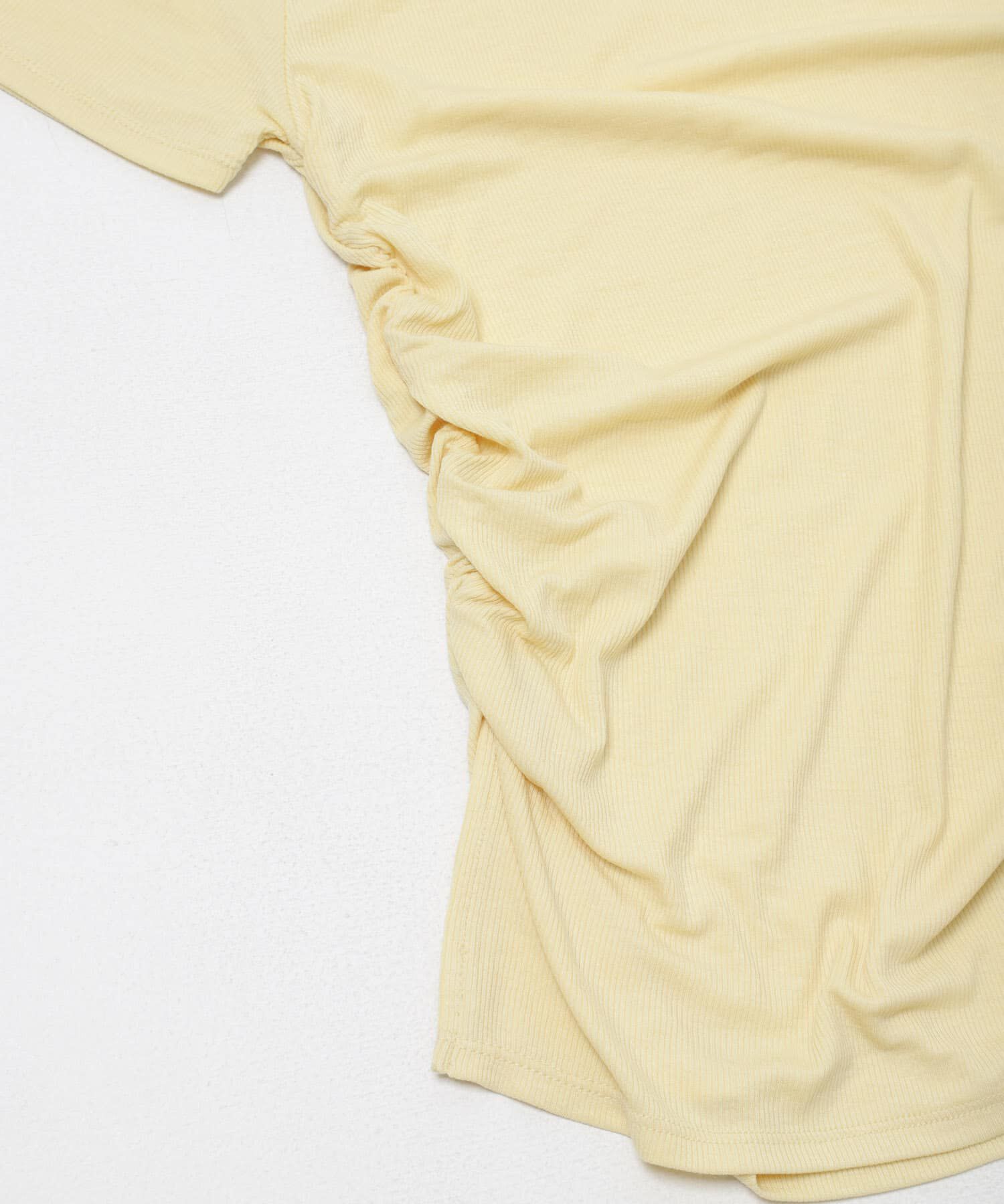  「シャーリングスリットTEE」|Tシャツ・カットソー|