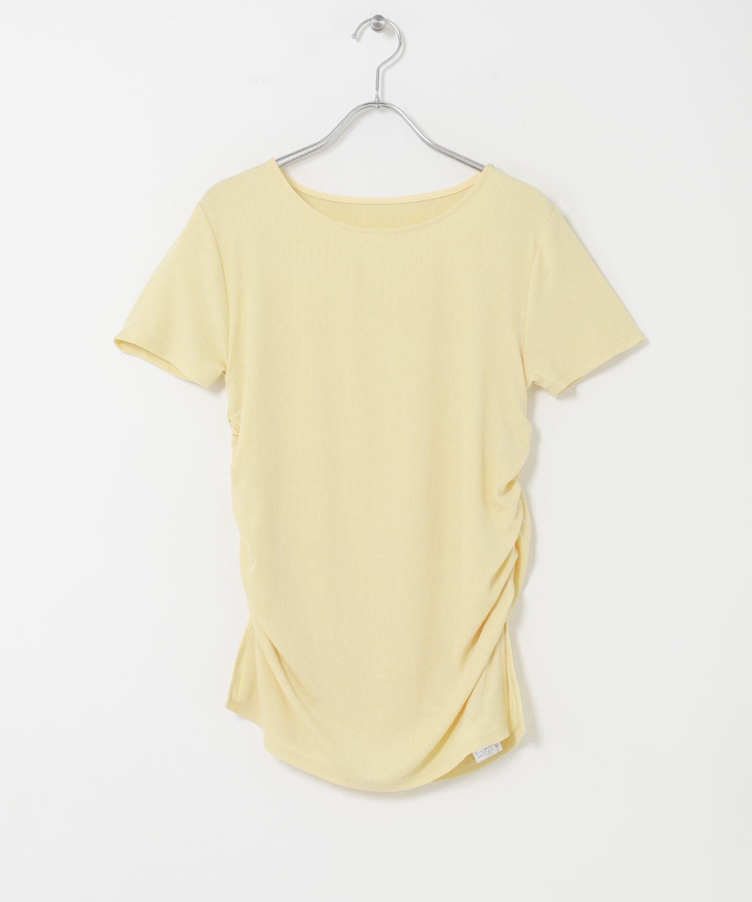  「シャーリングスリットTEE」|Tシャツ・カットソー|