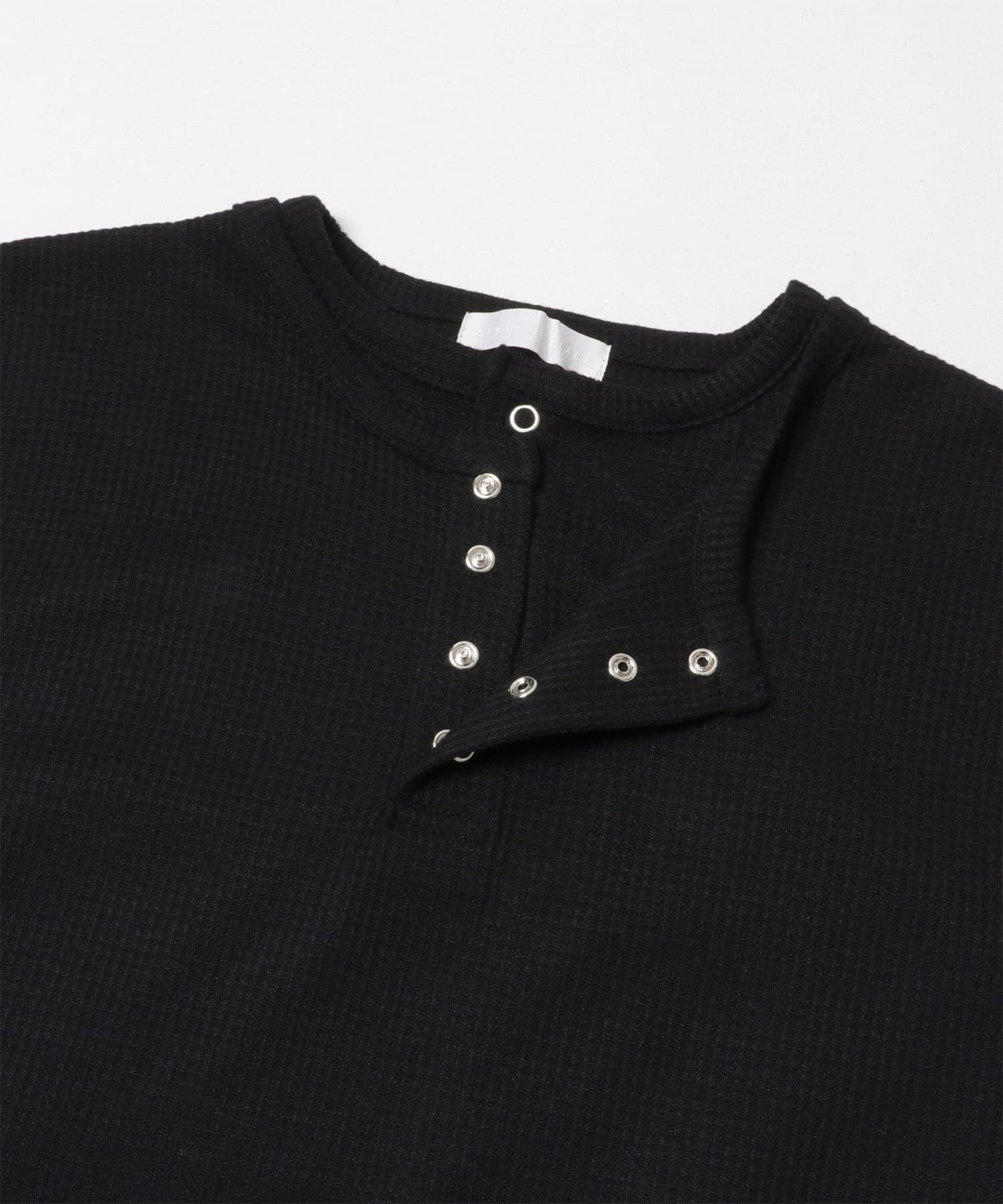SENSE OF PLACE by URBAN RESEARCH「フェイクレイヤードヘンリーネックロングTシャツ」|Tシャツ・カットソー|