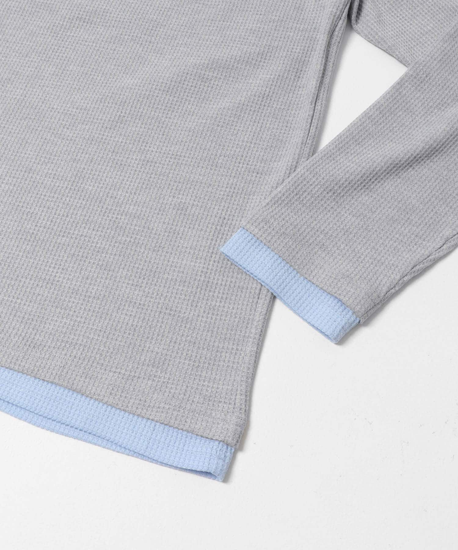 SENSE OF PLACE by URBAN RESEARCH「フェイクレイヤードヘンリーネックロングTシャツ」|Tシャツ・カットソー|