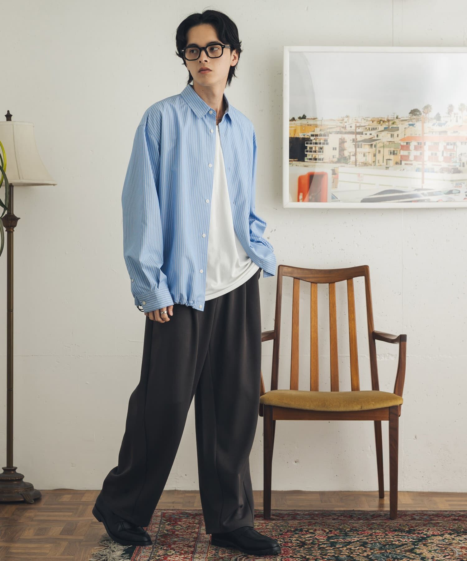 SENSE OF PLACE by URBAN RESEARCH「ダンボールスウェットカーブパンツ」|その他|チャコールグレー