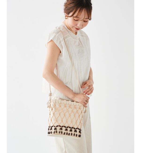 le.coeur blanc「BAGMATI レザー&times;コードショルダー」|ショルダー・メッセンジャー|オフ