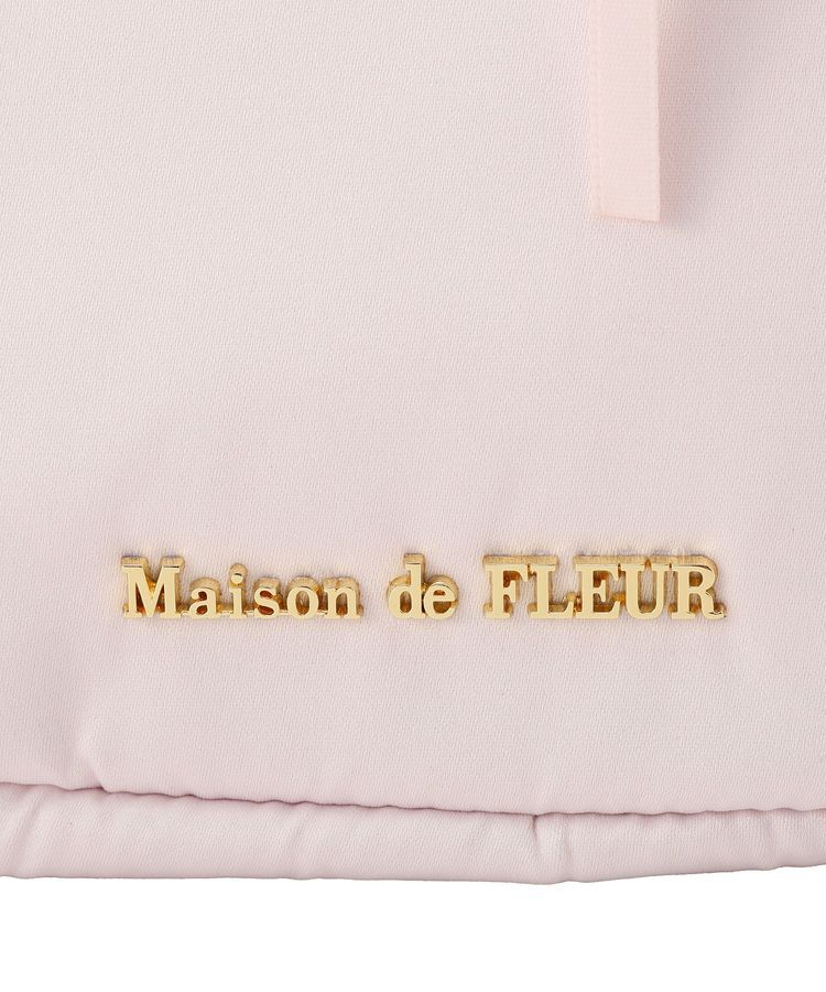 Maison de FLEUR「【2Way】チュールフリルローズ2Wayバッグ」|トートバッグ|
