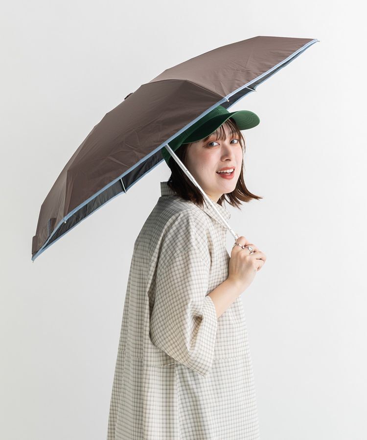Green Parks「Green Parks&times;Wpc.コンパクト日傘」|傘|Brown