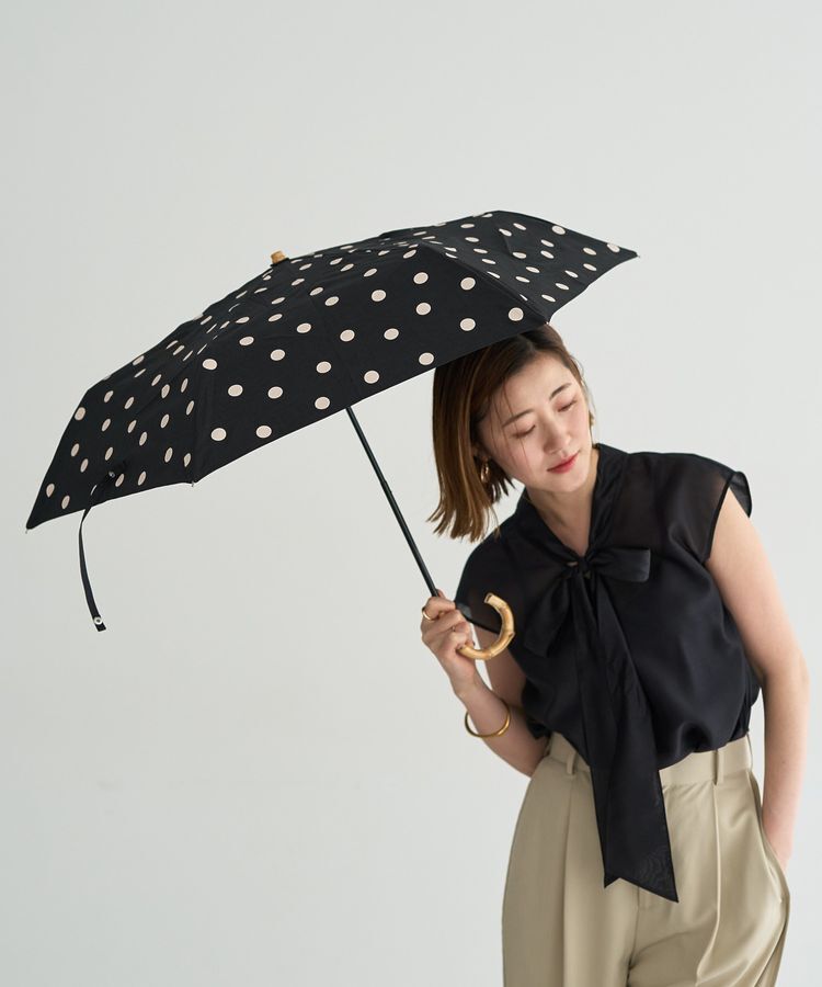 YECCA VECCA「【because】ドットトートバッグミニ」|傘|