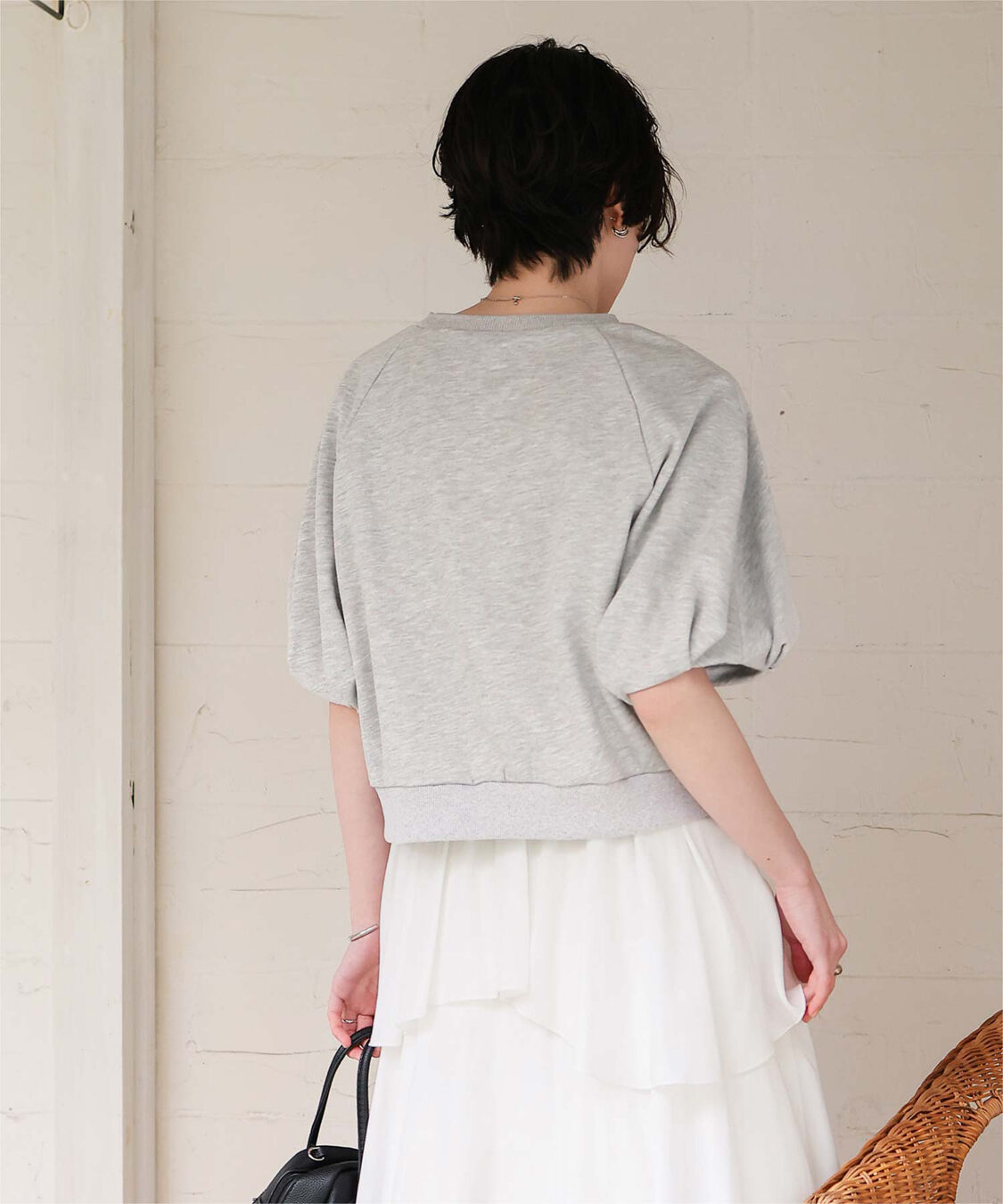 titivate「カットソーパフスリーブトップス」|Tシャツ・カットソー|