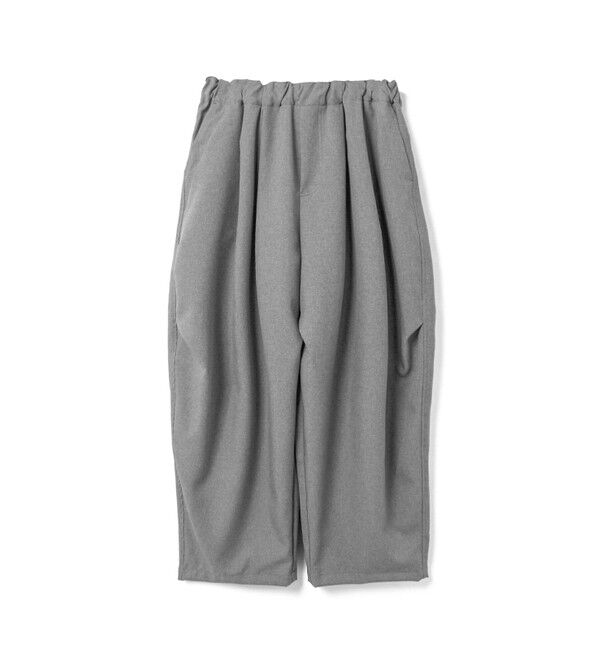 mizuiro ind「mizuiro ind ワイドカーゴパンツ」|カーゴ|グレー