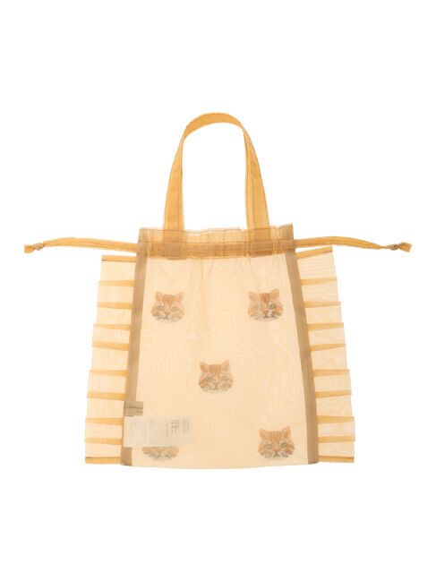 Samansa Mos2「アソート刺繍オーガンジーフリルバッグ」|その他|
