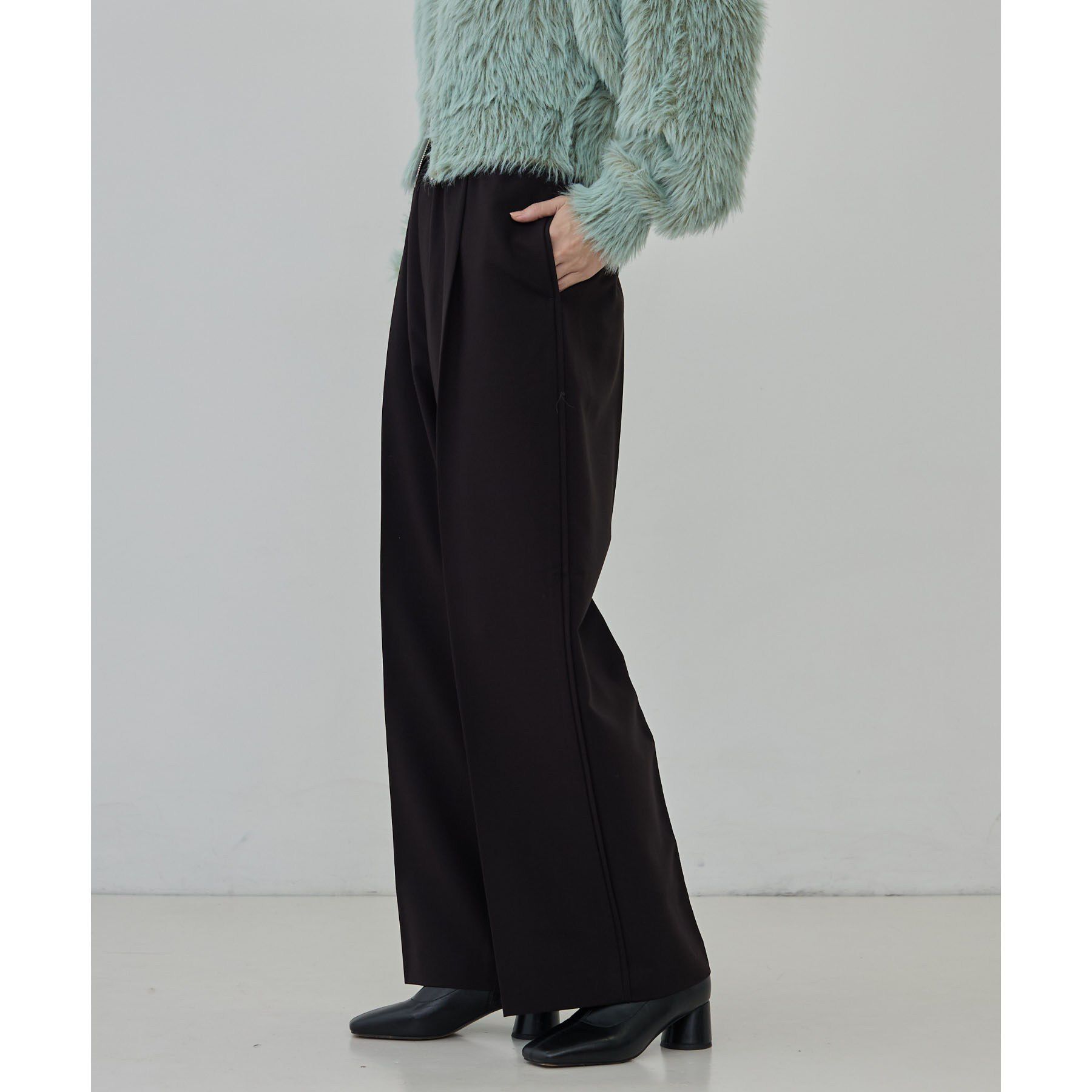 GALLEST「Comfy Set Up｜イージーストレートワイドパンツ【セットアップ対応／通勤／カセット服】」|その他|