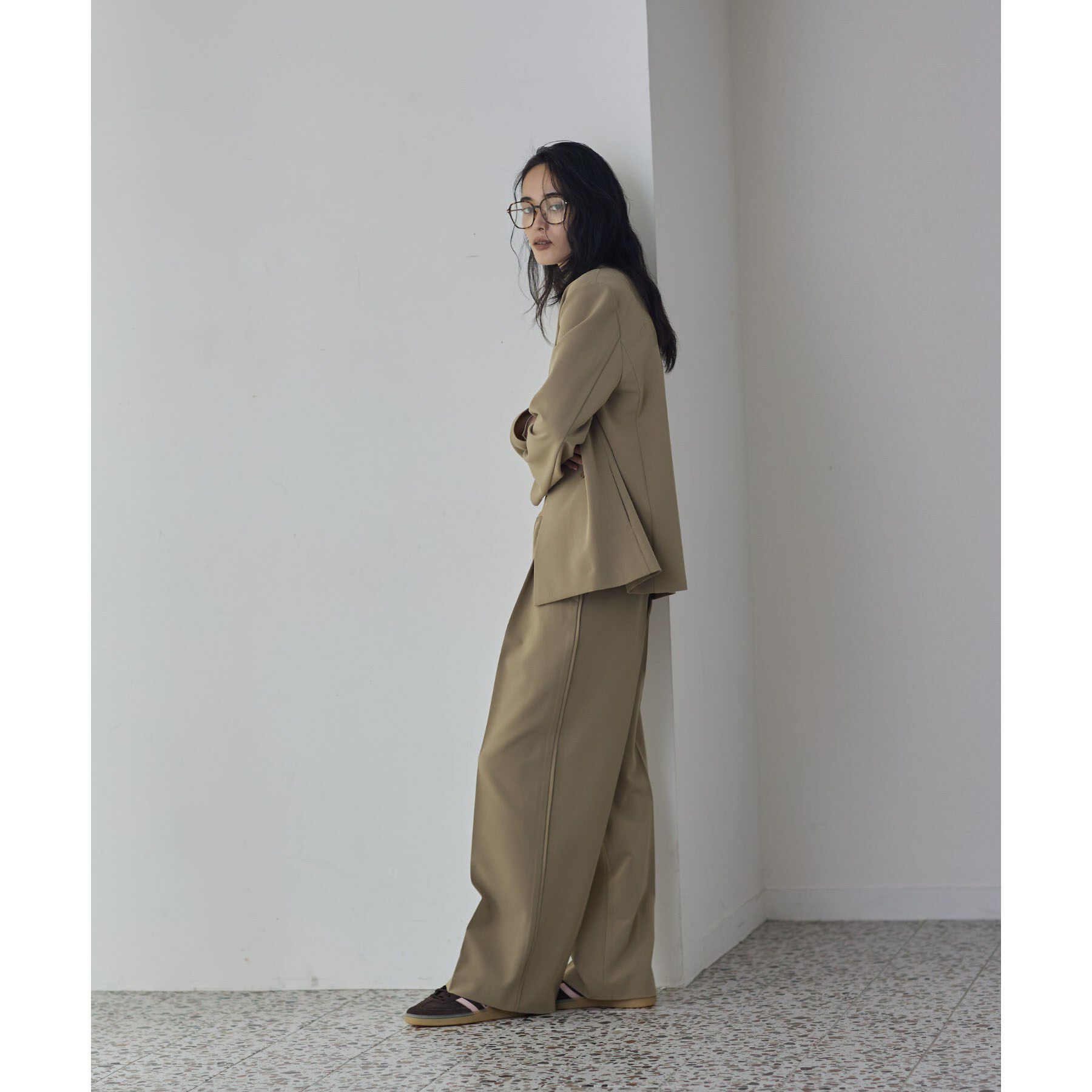 GALLEST「Comfy Set Up｜イージーストレートワイドパンツ【セットアップ対応／通勤／カセット服】」|その他|