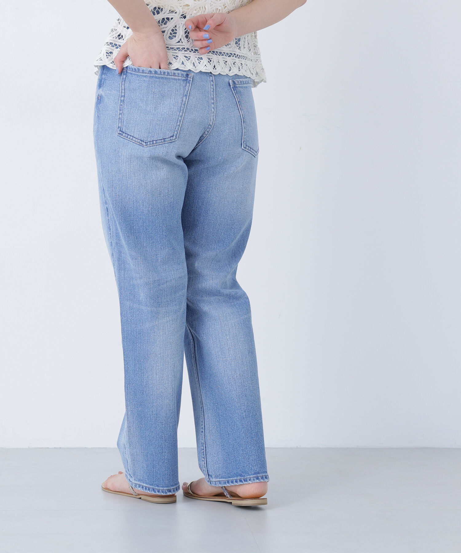  「〈N.〉ハイライズストレートデニムパンツ」|その他|