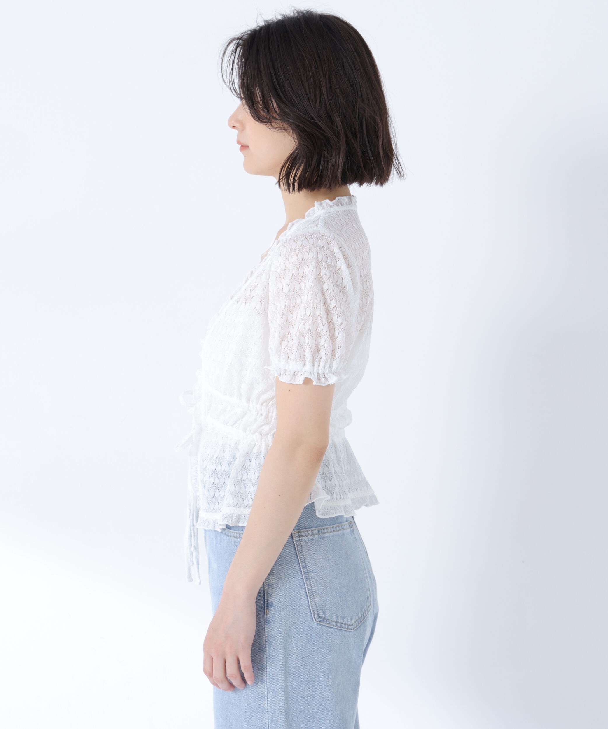  「クロシェカットカーディガン」|Tシャツ・カットソー|