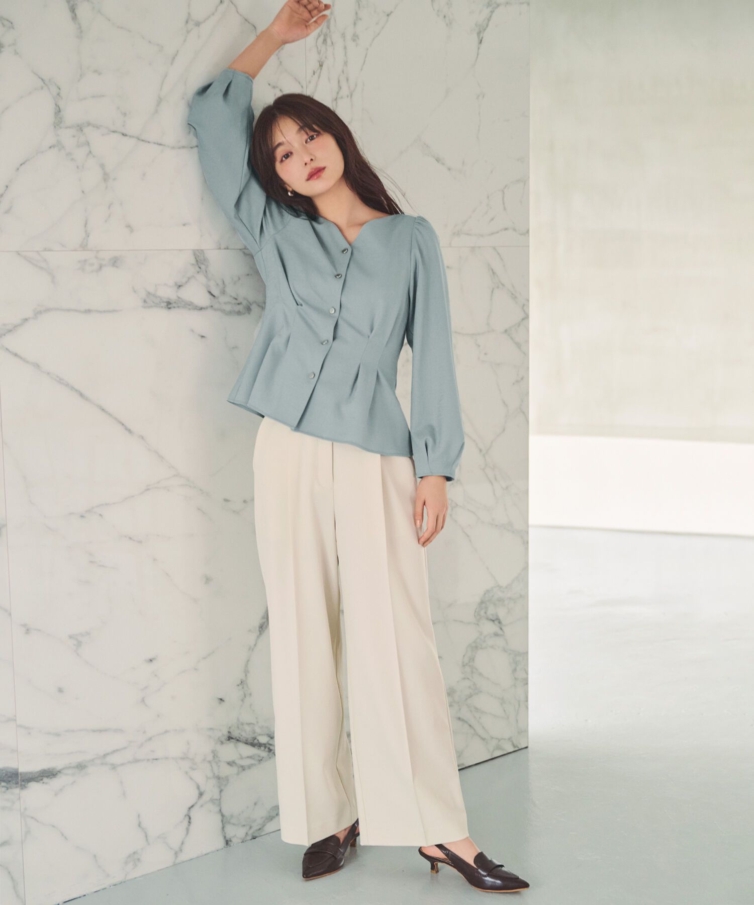  「＜ちょうど、いい服＞いつでもどこでも。ロングシーズンワイドパンツ」|その他|