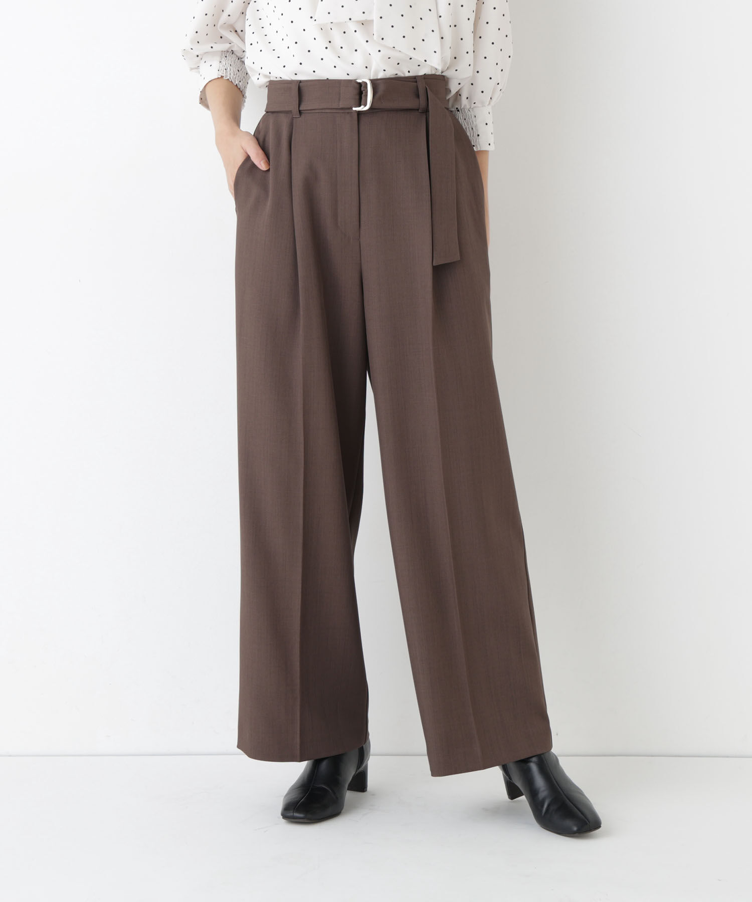  「＜ちょうど、いい服＞いつでもどこでも。ロングシーズンワイドパンツ」|その他|